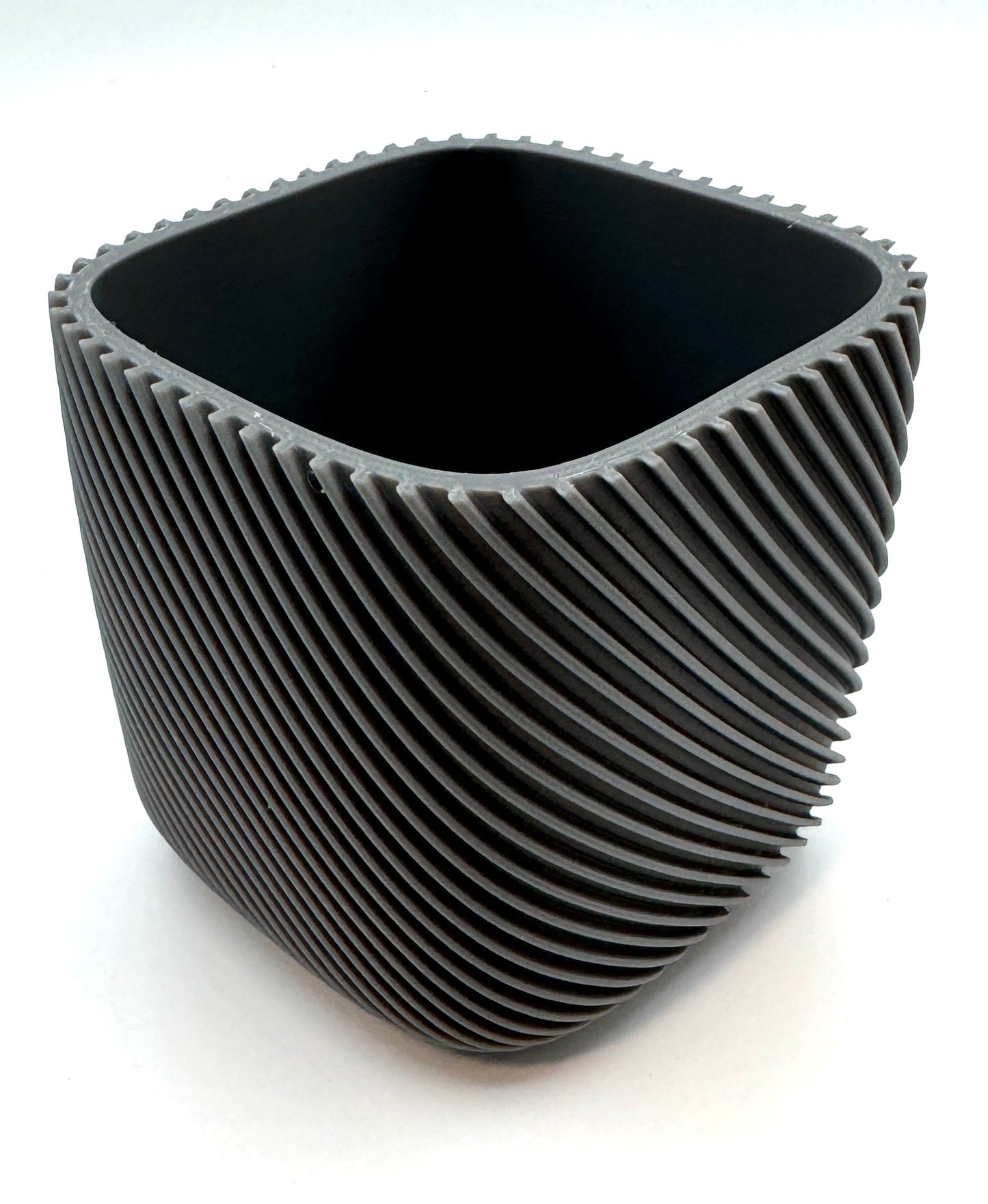 Pflanzentopf Rib Round für 7x7x8 Vierkanttopf