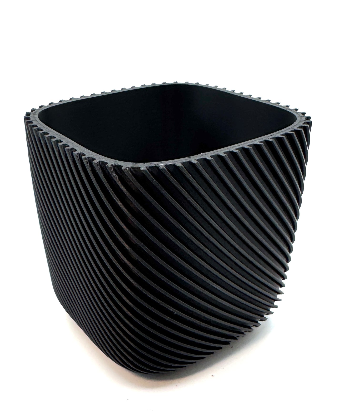 Pflanzentopf Rib Round für 7x7x8 Vierkanttopf