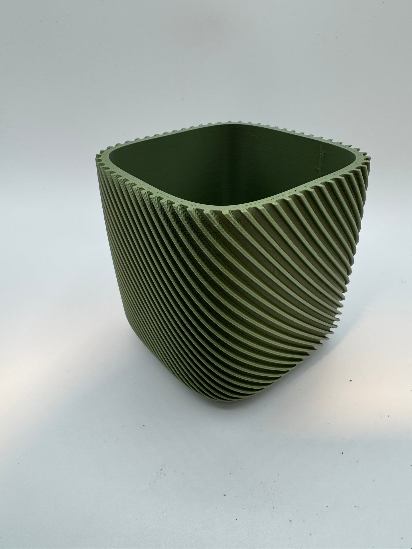 Pflanzentopf Rib Round für 7x7x8 Vierkanttopf