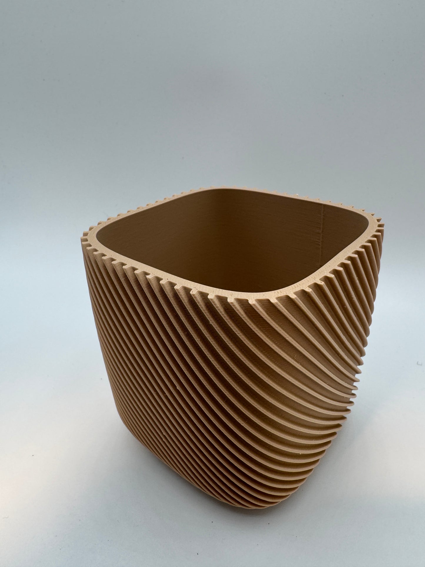 Pflanzentopf Rib Round für 7x7x8 Vierkanttopf