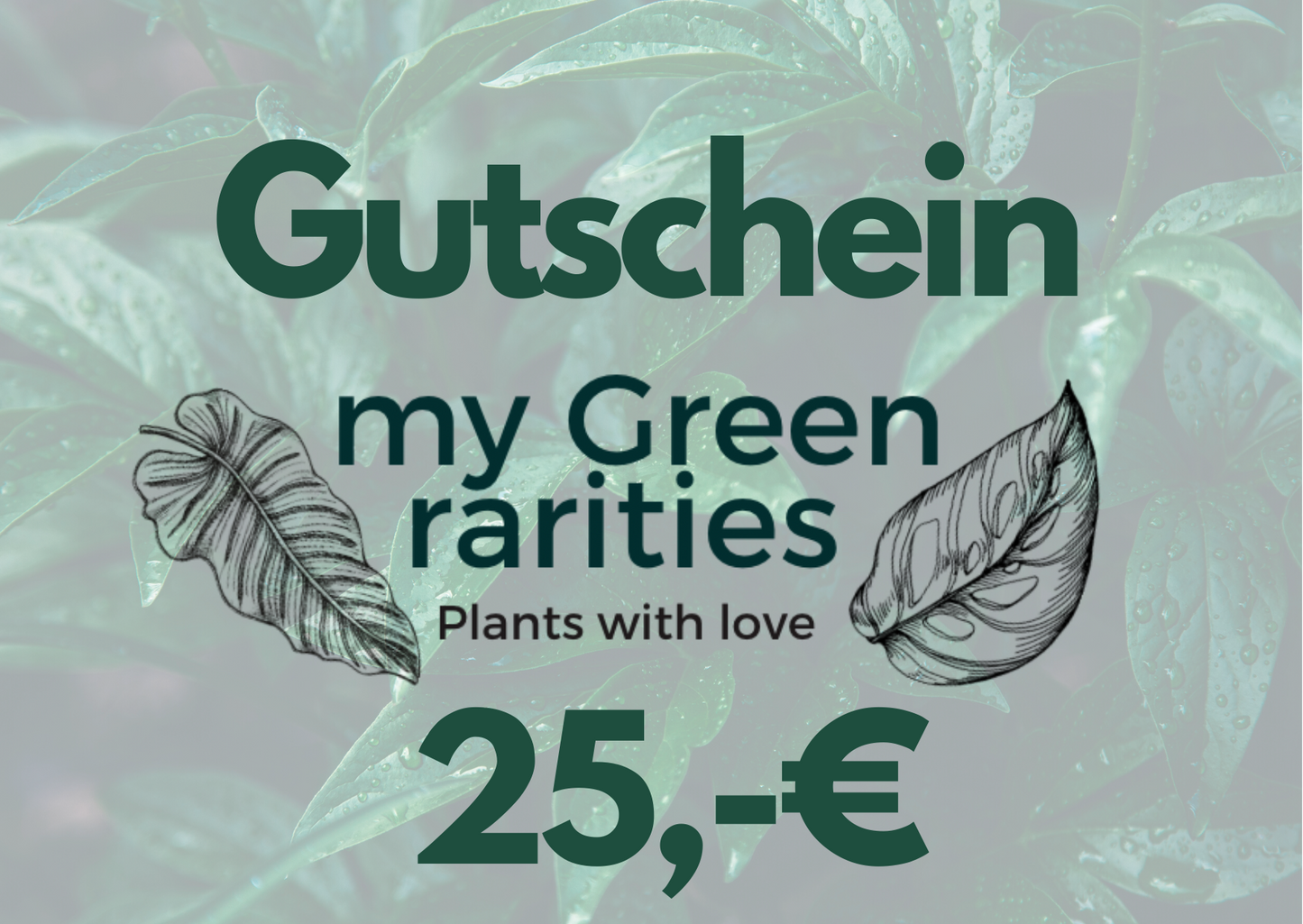 My Green Rarities Geschenkgutschein