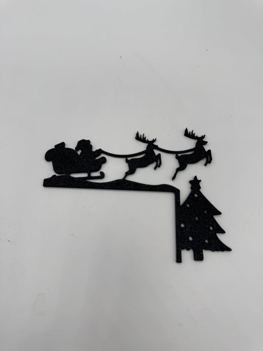 Deko für Lichtschalter 3er Set Schlitten