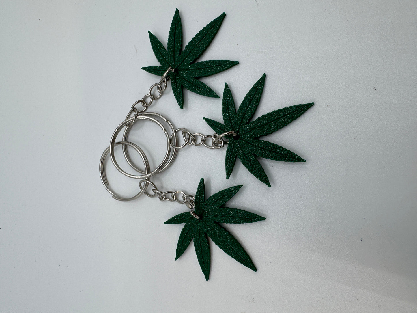 Schlüsselanhänger Cannabis / Hanf 3d gedruckt