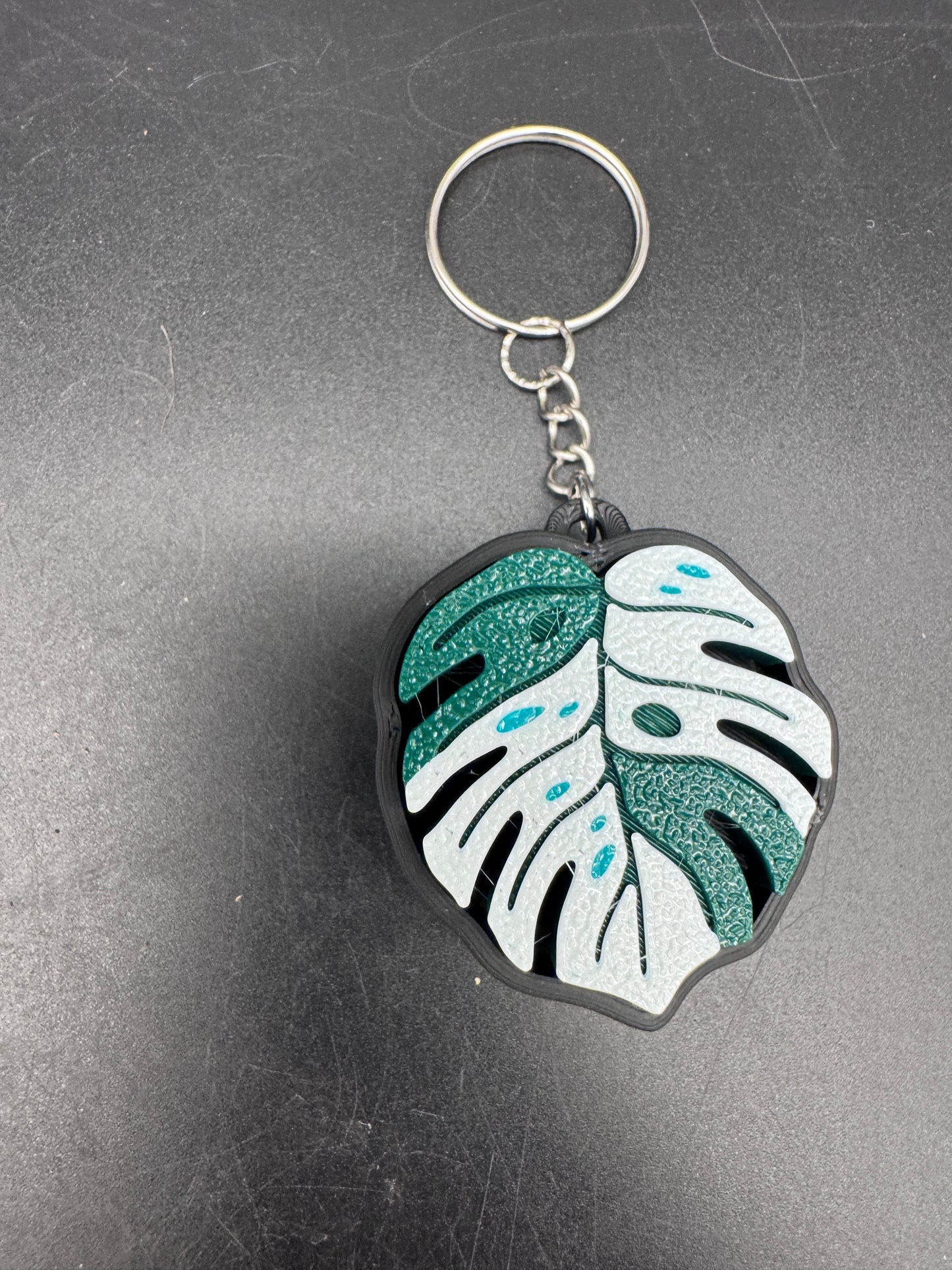 Schlüsselanhänger Fridget clicker Monstera