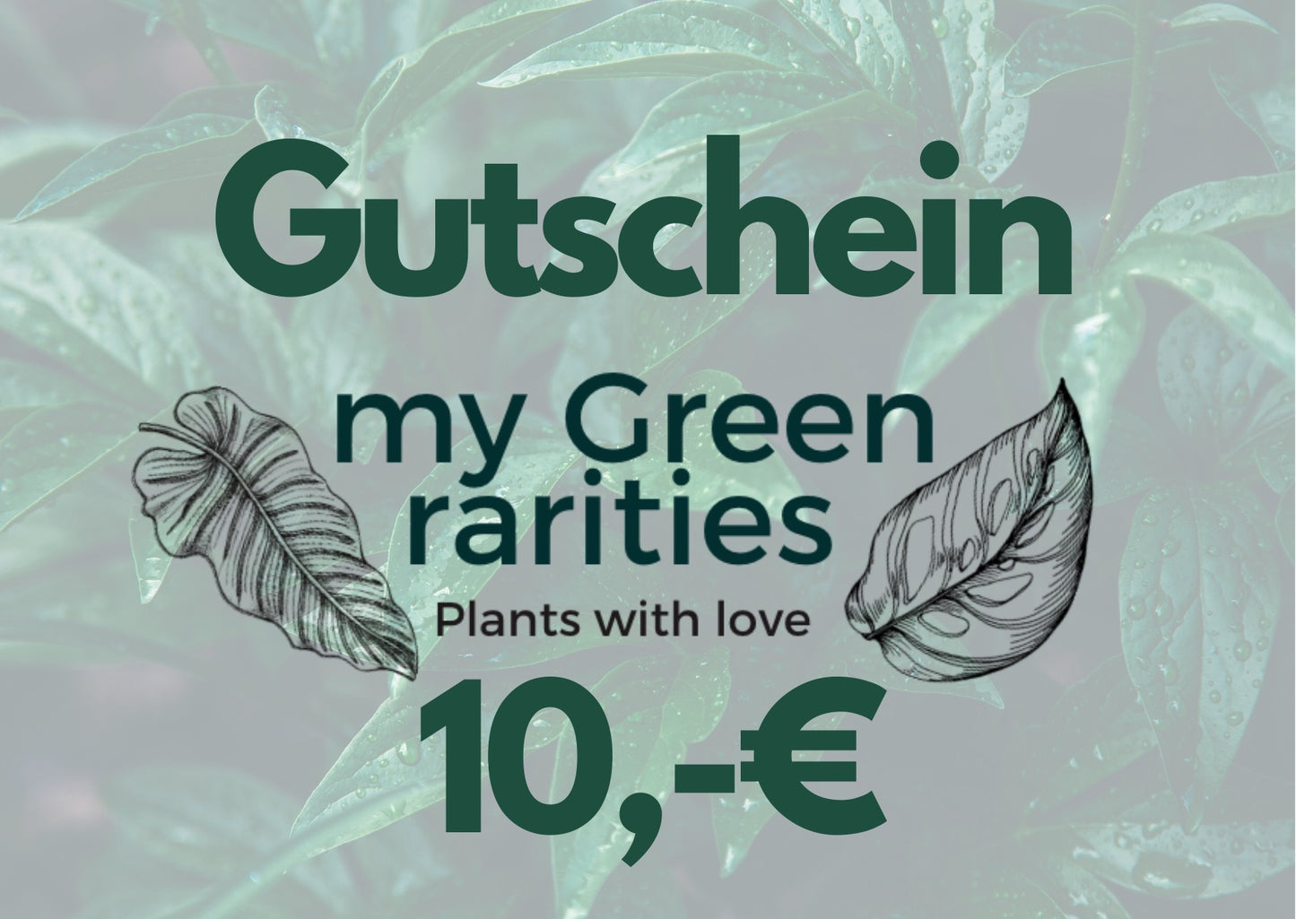 My Green Rarities Geschenkgutschein